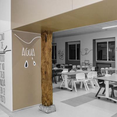 Reforma del comedor, aseos y oficio del Colegio Compañía de María (Valladolid)