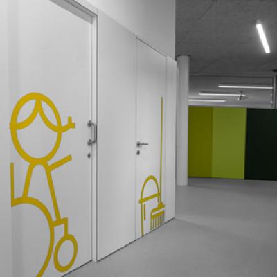 Reforma interior en la zona de educación primaria del Colegio Compañía de María de Valladolid. 
