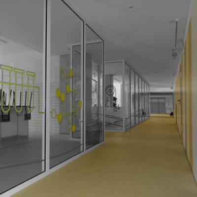Reforma de la zona de laboratorios, aseos y antiguo gimnasio del Colegio Compañía de María (Valladolid)