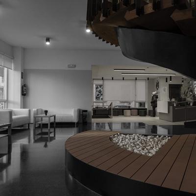 Escalera del Colegio Mayor Montferrant
