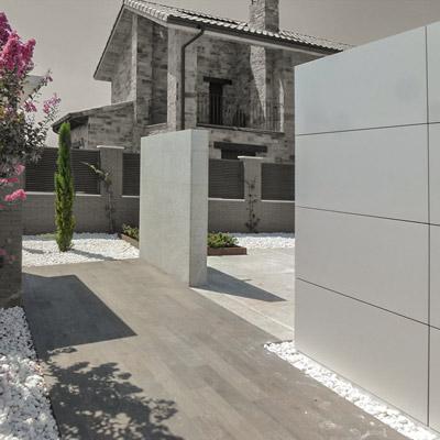 Piscina en vivienda unifamiliar